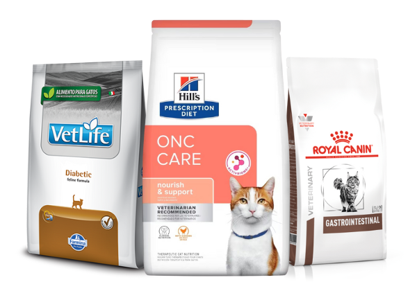 ração medicamentosa pra gato