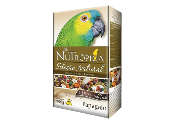 ração para papagaio
