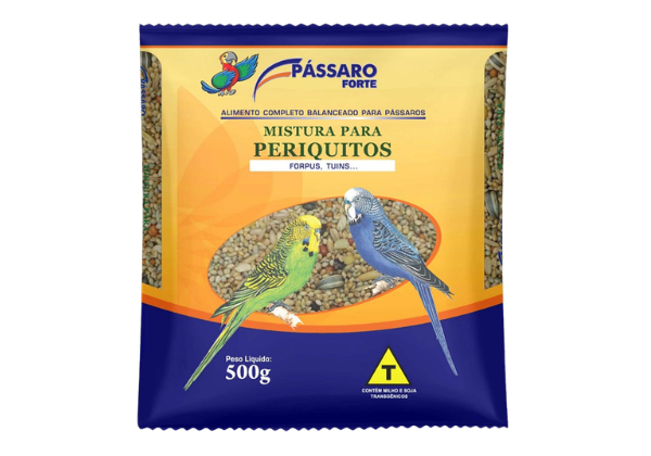 ração para periquitos