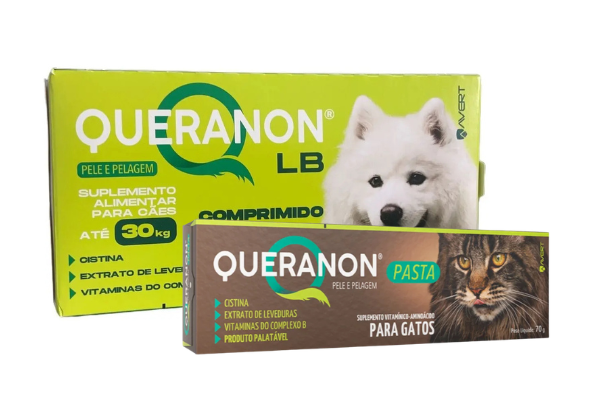 suplemento para pelo e pele para cães e gatos