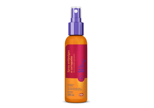 Spray antipulgas