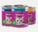 Whiskas latas